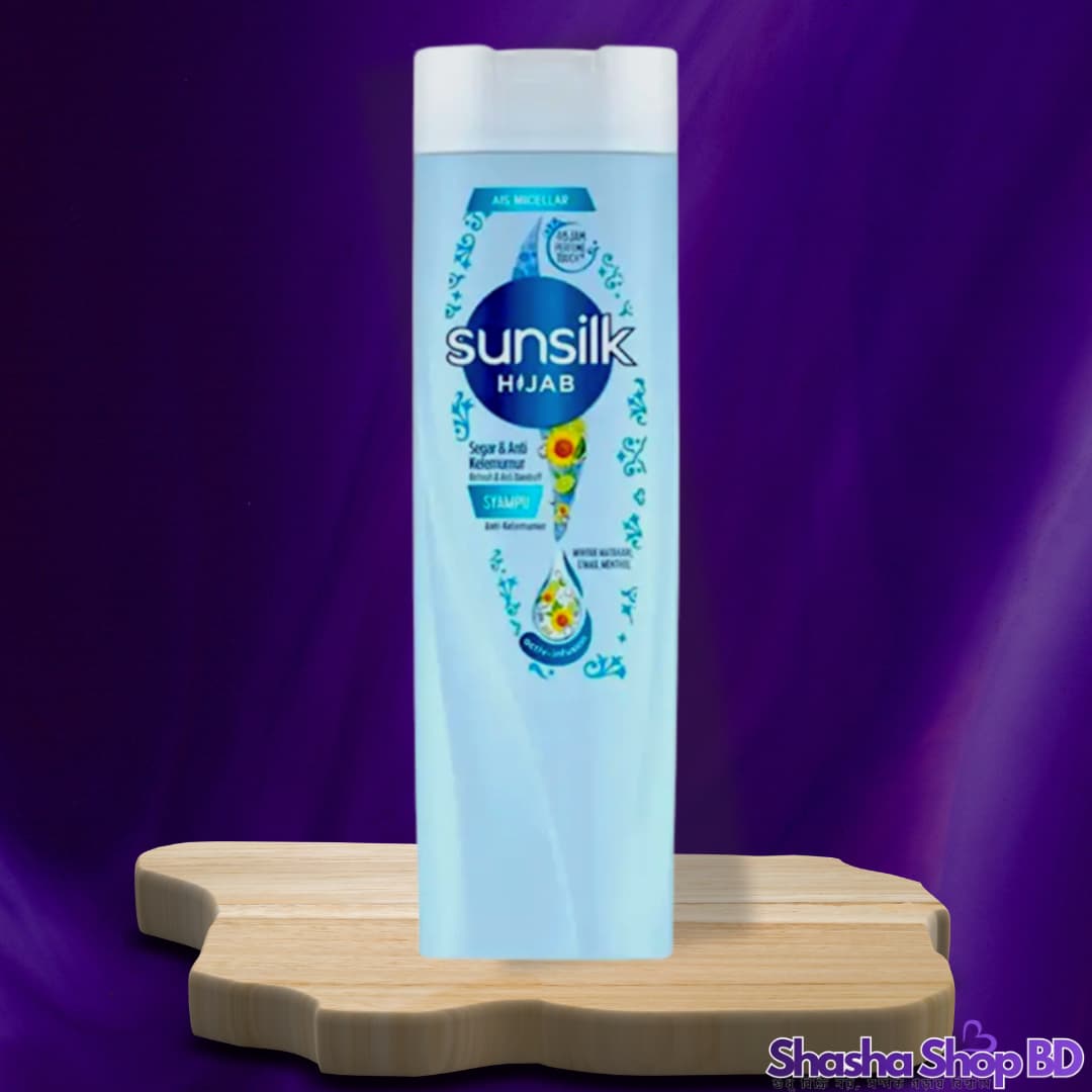 Sunsilk Hijab Refresh & Anti Dandruff Shampoo – 300ml (Freshness & Protection – হিজাব পরিহিত চুলের খুশকি মুক্তি ও দীর্ঘস্থায়ী সতেজতা!)