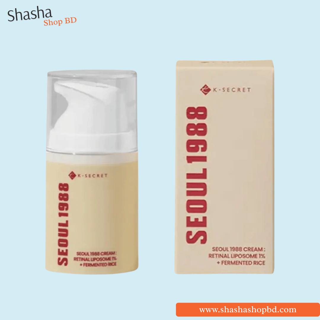 K-Secret Seoul 1988 Retinal Liposome Cream 50ml | কে-সিক্রেট সিউল রেটিনাল ক্রিম | Shasha Shop BD