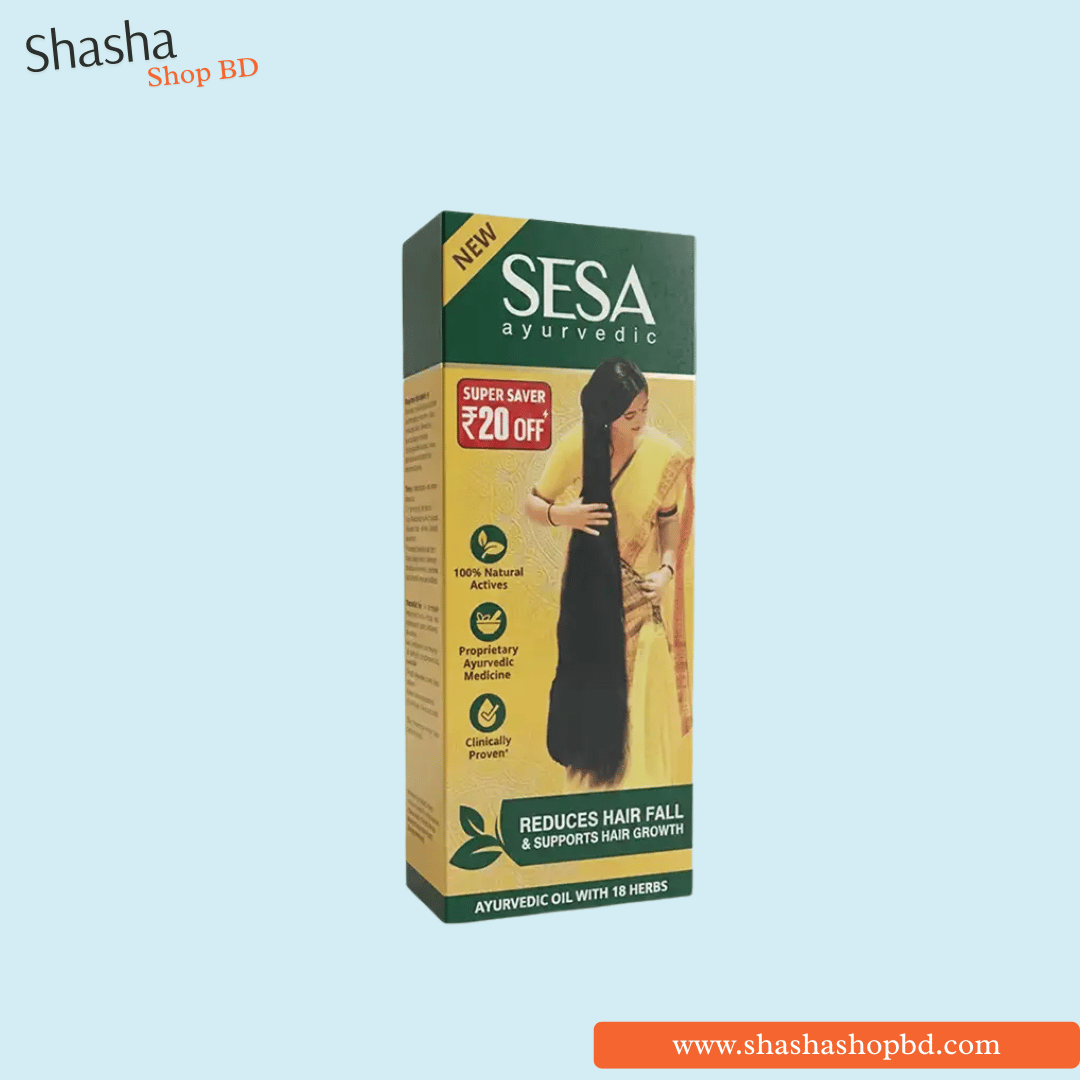 Sesa Ayurvedic Hair Oil 180ml | সেসা আয়ুর্বেদিক হেয়ার অয়েল | Shasha Shop BD