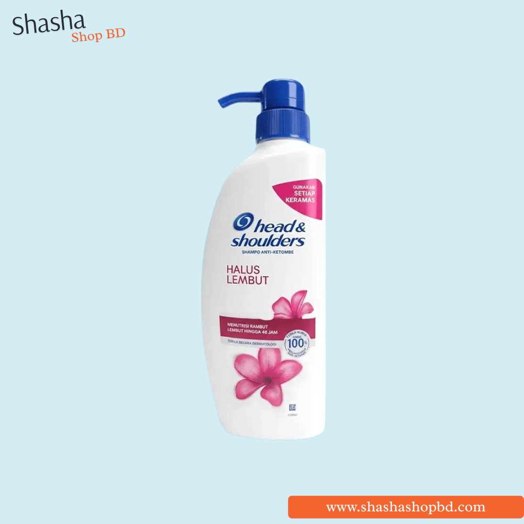 Head & Shoulders Smooth & Silky Anti Dandruff Shampoo 400ml | হেড অ্যান্ড শোল্ডার্স অ্যান্টি ড্যানড্রাফ শ্যাম্পু | Shasha Shop BD
