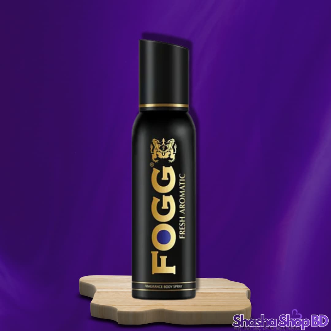 Fogg Fresh Aromatic Fragrance Body Spray – 120ml (Captivating, Fresh & Long-lasting – দিনভর সতেজতা আর আভিজাত্যের এক অনন্য মেলবন্ধন!)
