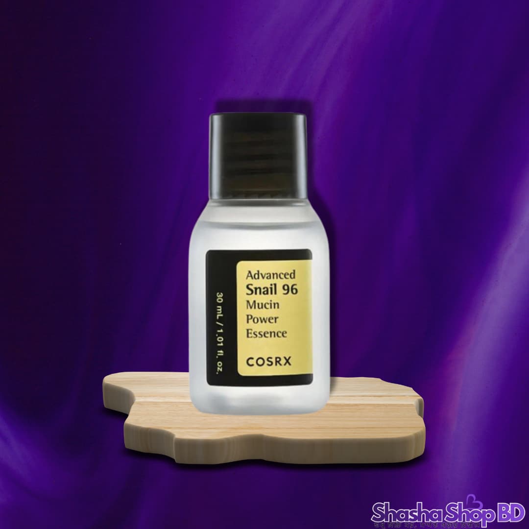 COSRX Advanced Snail 96 Mucin Power Essence (30ml - Mini Size) (96% Snail Secretion Filtrate, Deep Hydration & Repair – এক রাতেই ত্বকের উজ্জ্বলতা এবং কোমলতার ম্যাজিক!)