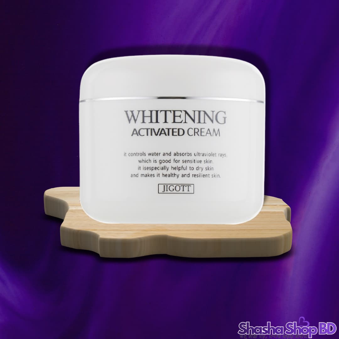 Jigott Whitening Activated Cream (100ml) (Whitening Power, Anti-Wrinkle & Intense Nourishment – ত্বক ফর্সা ও টানটান করার জাদুকরী কোরিয়ান ক্রিম!)