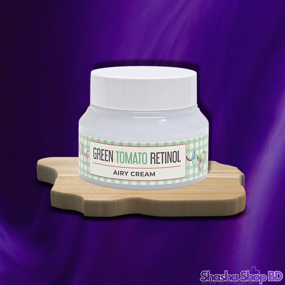 Dabo Green Tomato Retinol Airy Cream (60ml) (Pore Tightening, Anti-Aging & Glass Skin Glow – বড় লোমকূপ এবং বয়সের ছাপ দূর করার আধুনিক সল্যুশন!)