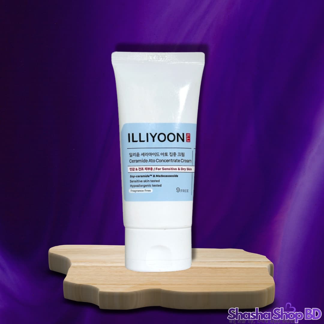 ILLIYOON Ceramide Ato Concentrate Cream (75ml) (Deep Hydration, Barrier Repair & 100-Hour Moisture – শুষ্ক ও সংবেদনশীল ত্বকের জন্য কোরিয়ান এক নম্বর ব্যারিয়ার ক্রিম!)