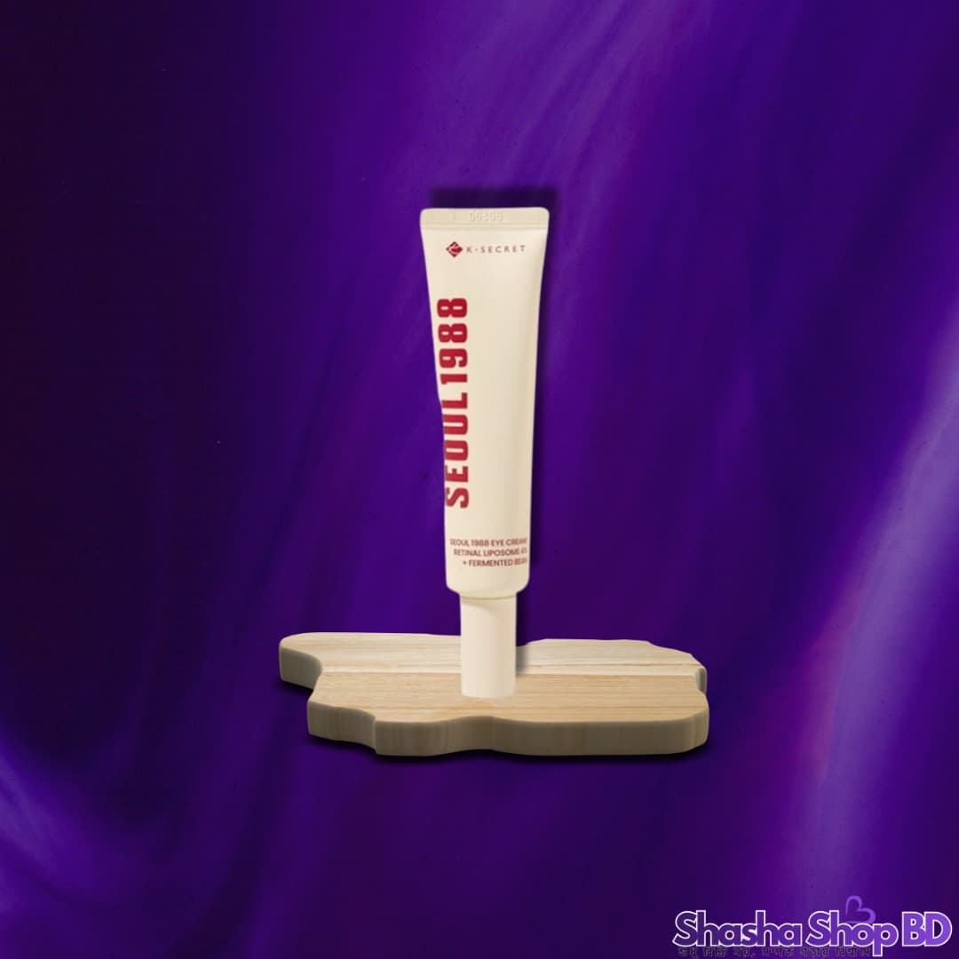 K-SECRET Seoul 1988 Eye Cream : Retinal Liposome 2% + Fermented Bean (30ml) (Advanced Anti-Aging & Brightening – বলিরেখা এবং ডার্ক সার্কেল দূর করার শক্তিশালী কোরিয়ান সলিউশন!)