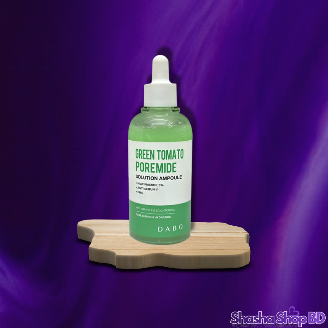 Dabo Green Tomato Poremide Solution Ampoule (80ml) (Green Tomato Extract & Pore Tightening – বড় লোমকূপ বা পোরস সমস্যার স্থায়ী সমাধান!)