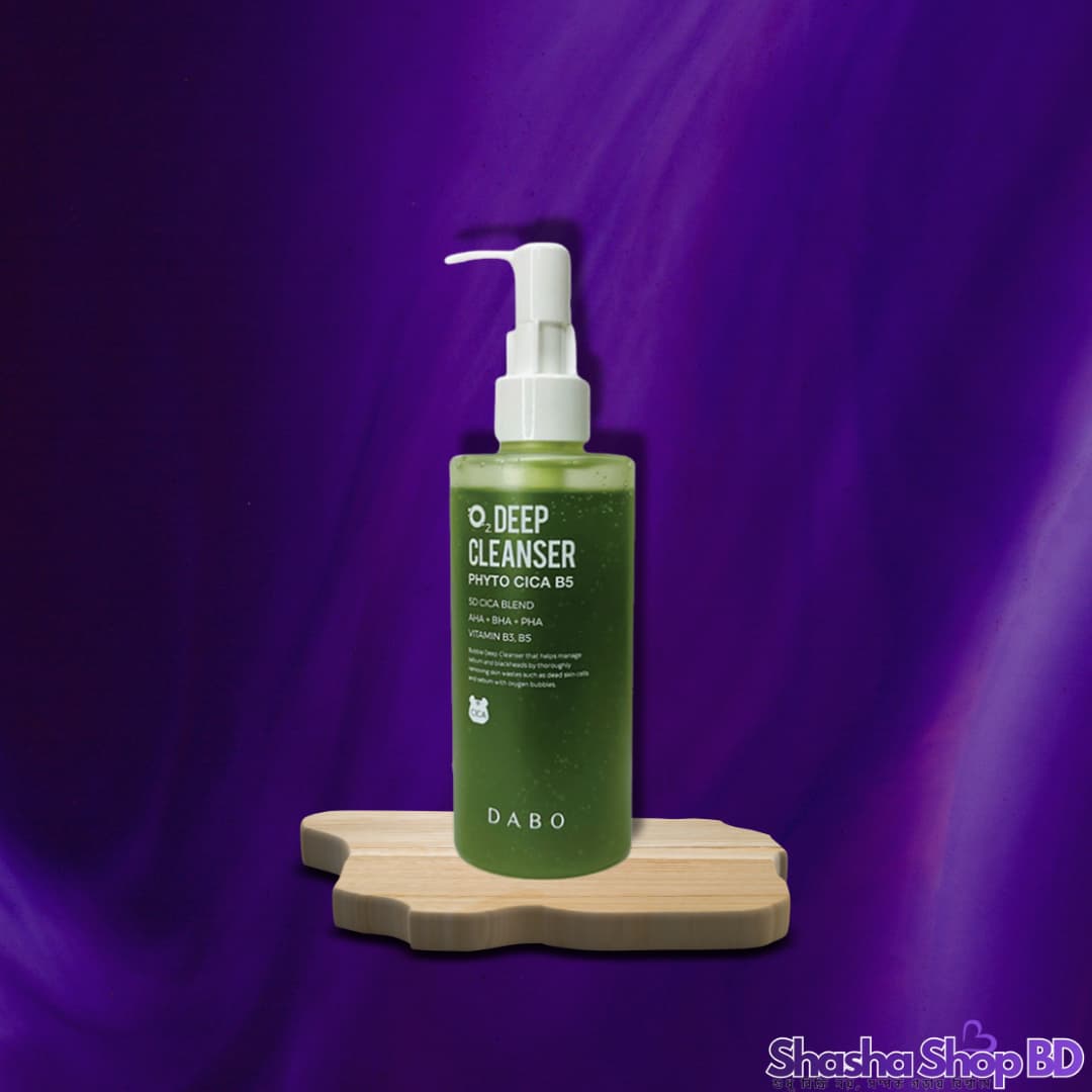 Dabo Phyto Cica B5 O2 Deep Cleanser (200ml) (Oxygen Bubble Deep Cleanse – অক্সিজেন বাবল এবং সিকা’র জাদুতে পান ব্রণমুক্ত ও ফ্রেশ উজ্জ্বল ত্বক!)
