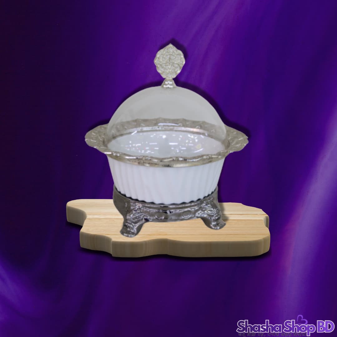 Royal 10 inch Bowl With Cover (Model: EV-1703) (Luxury Dining Redefined – আপনার মেহমানদারিতে নিয়ে আসুন রাজকীয় আভিজাত্য!)