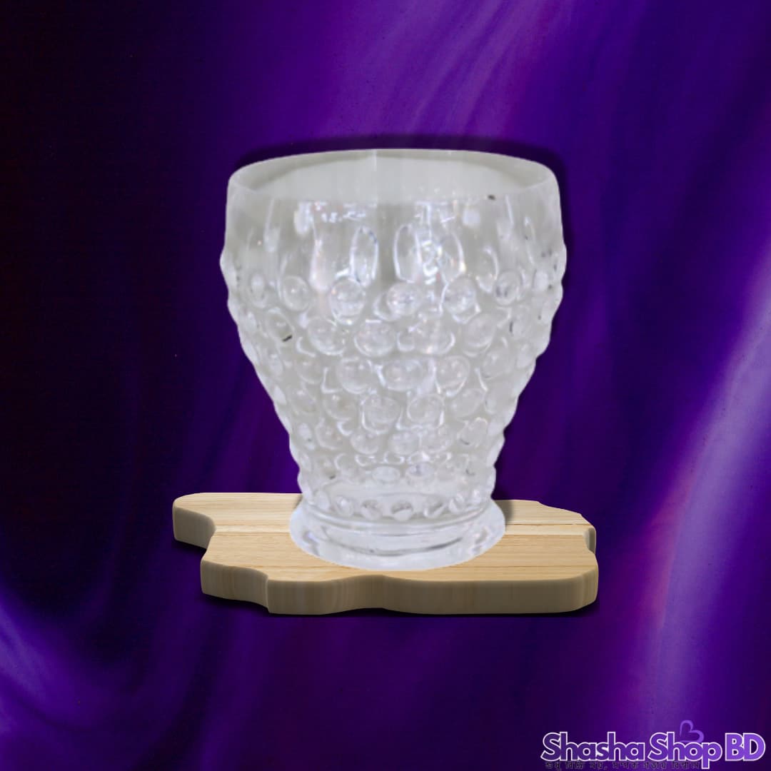 ☕ Loocl Clear Hobnail Mug - Model: ACF102 (Classic Texture, Refined Elegance – আপনার প্রতিটি চুমুকে নিয়ে আসুক শৈল্পিক আভিজাত্য!)