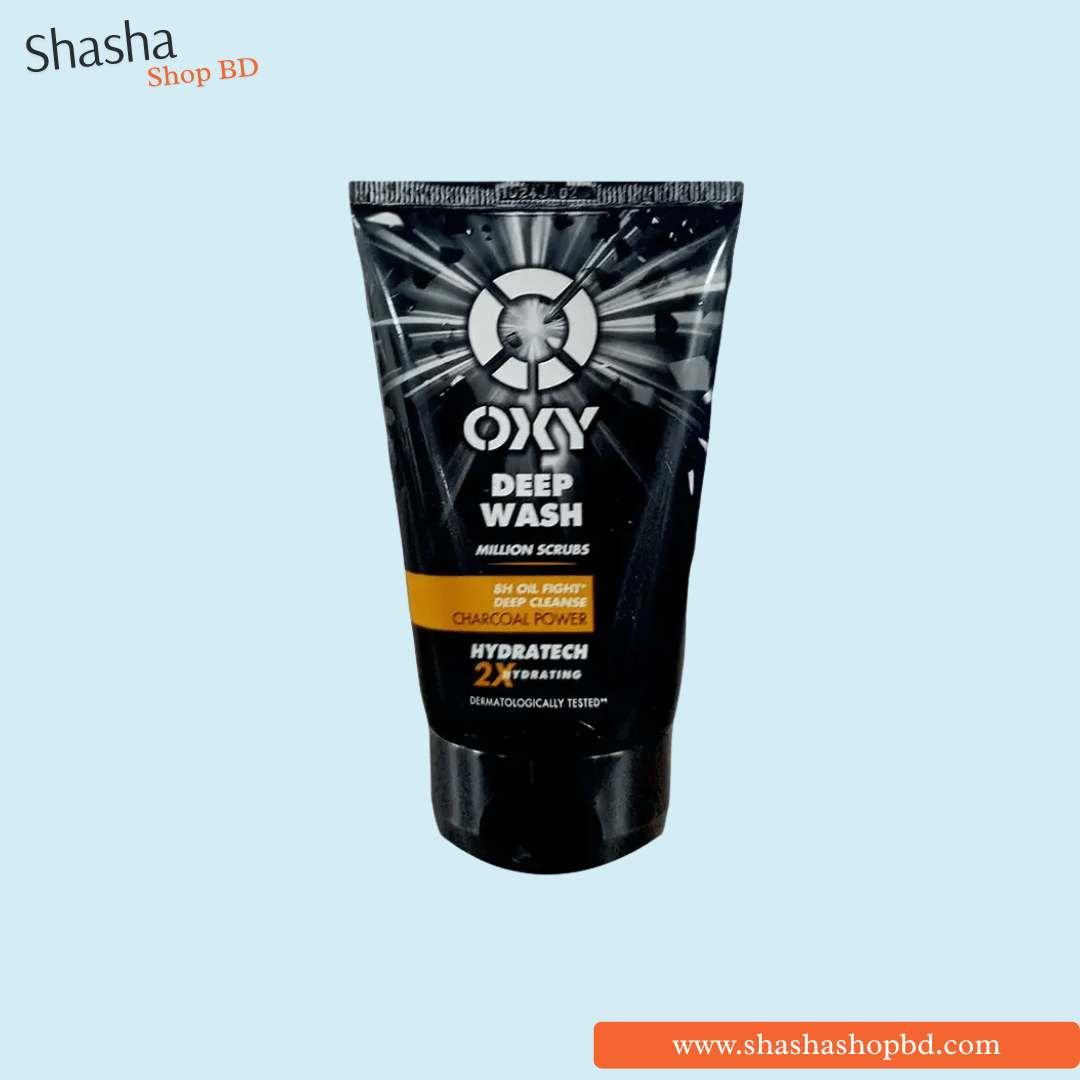Oxy Deep Wash Charcoal Power Face Wash 100g | Shasha Shop BD
