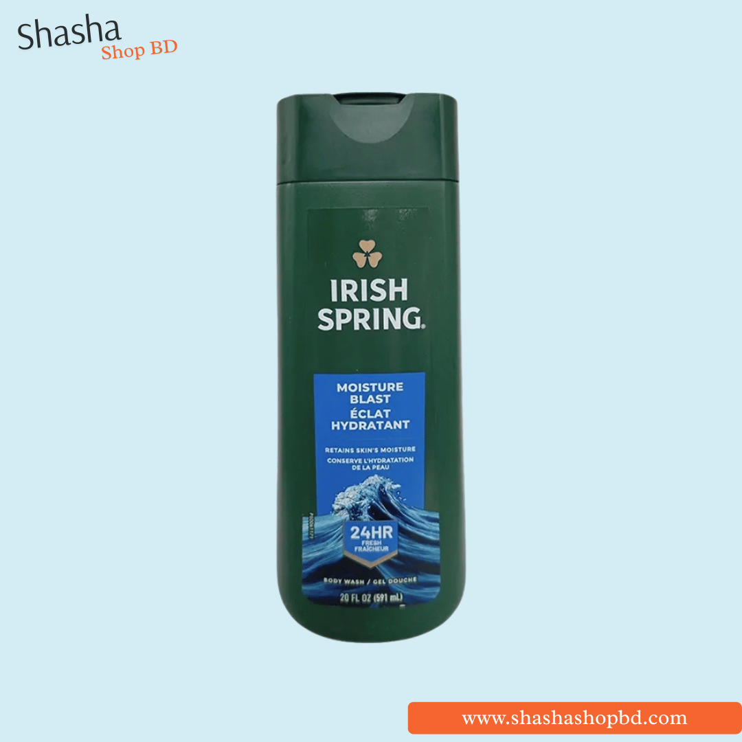 Irish Spring Moisture Blast Body Wash 591ml | Shasha Shop BD