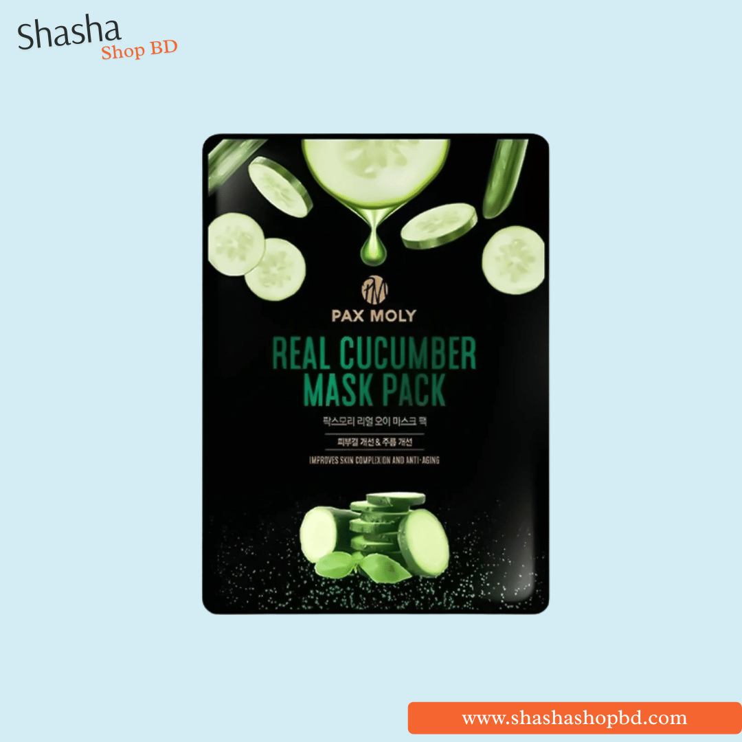 Pax Moly Real Cucumber Mask Pack 25ml | Shasha Shop BD