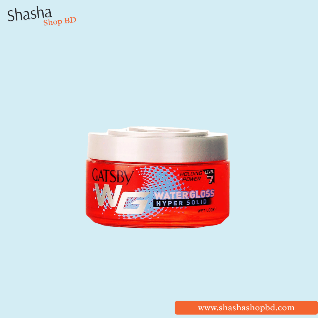 Gatsby Water Gloss Hyper Solid Hair Gel 30g | Shasha Shop BD