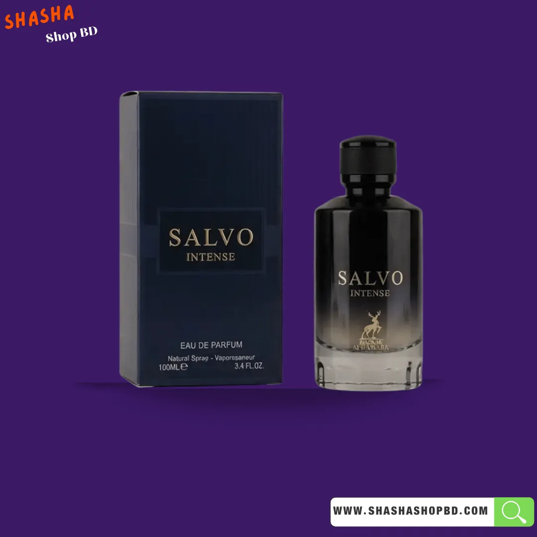 Maison Alhambra Salvo Intense EDP Spray 100ml | মেইজন আলহামব্রা সালভো ইনটেন্স পারফিউম | Shasha Shop BD