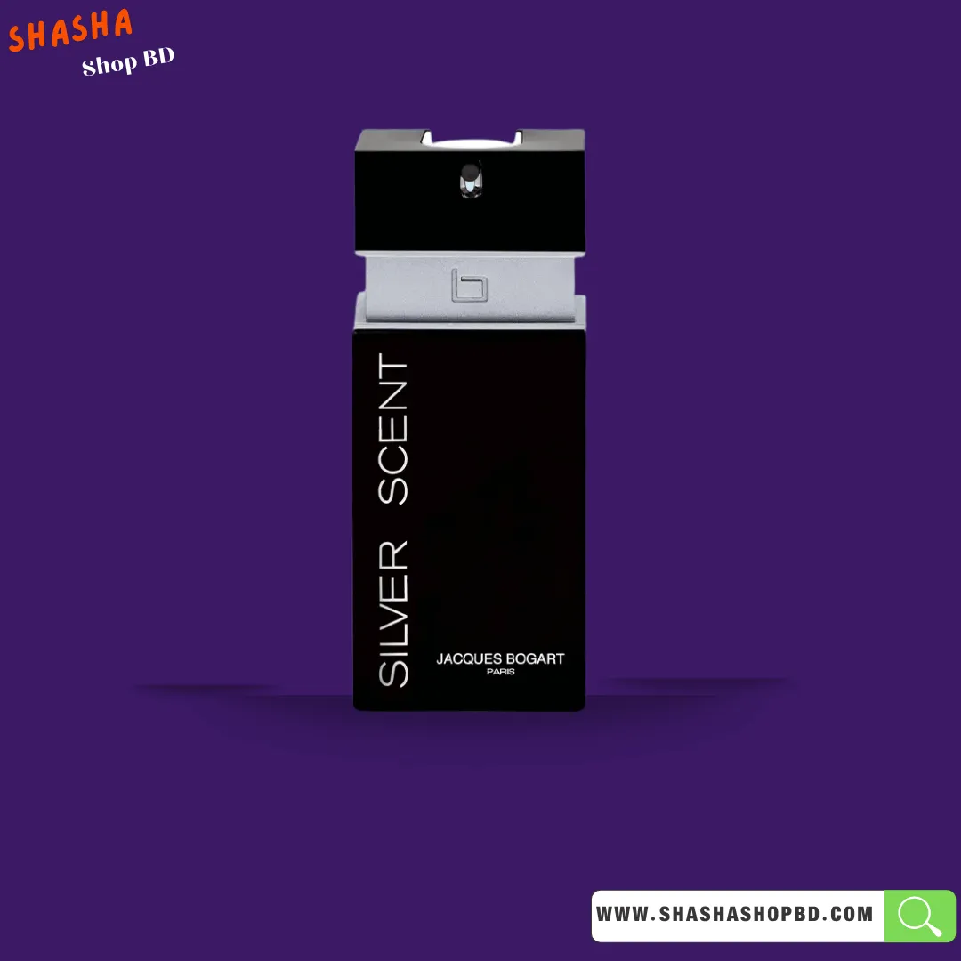 Jacques Bogart Silver Scent for Men EDT 100ml | জ্যাক বোগার্ট সিলভার সেন্ট পারফিউম | Shasha Shop BD