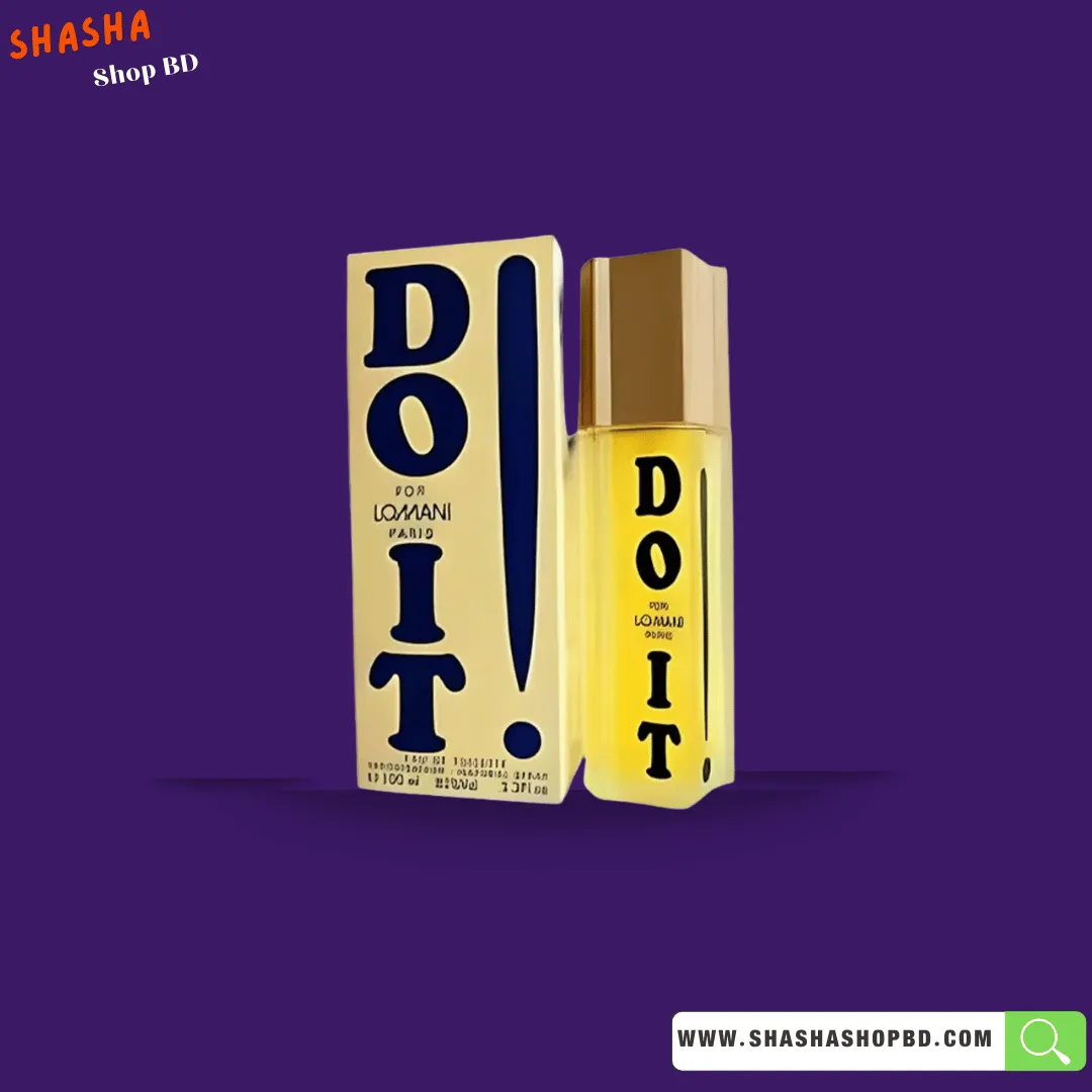 Lomani Do It! Eau De Toilette Perfume Spray 100ml | লোমানি ডু ইট পারফিউম | Shasha Shop BD