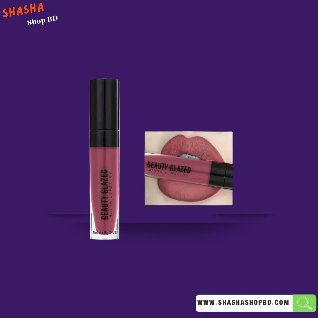 Beauty Glazed Matte Liquid Lipstick - Nude Rose 109 | Shasha Shop BD