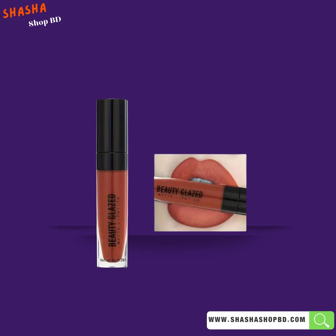 Beauty Glazed Matte Liquid Lipstick - Mocha 106 | Shasha Shop BD