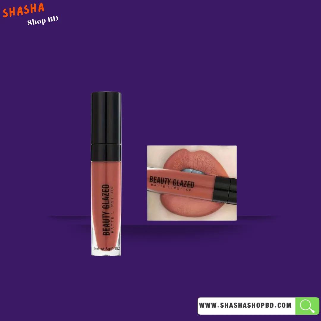 Beauty Glazed Matte Liquid Lipstick - Bold Honey 102 | Shasha Shop BD