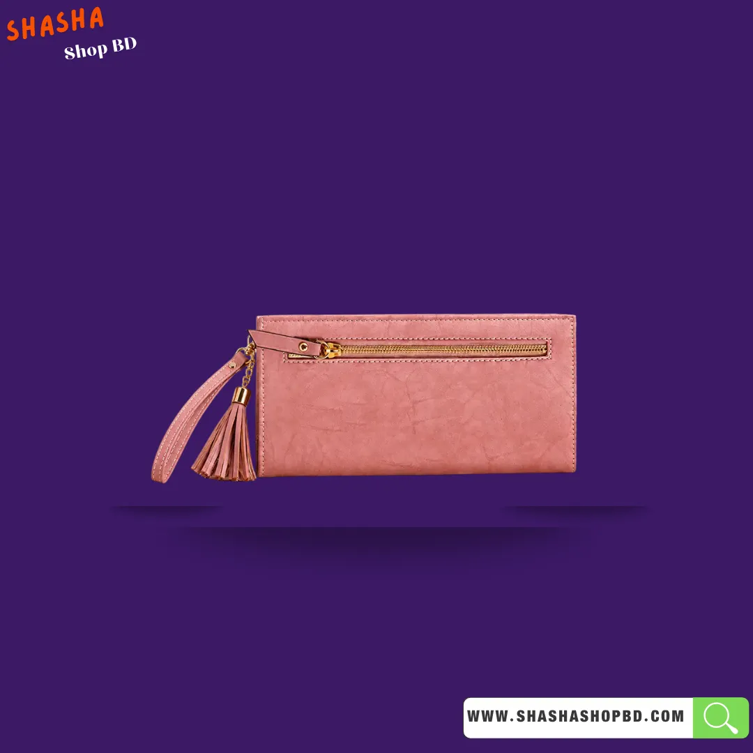 Premium Ladies Hand Purse (KP19) - Dusty Rose | Shasha Shop BD