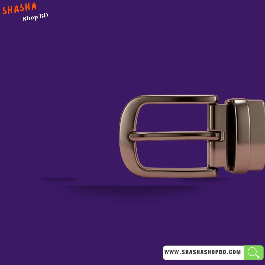 100% Genuine Leather Premium Women's Belt (A29) - Dark Brown | Shasha Shop BD