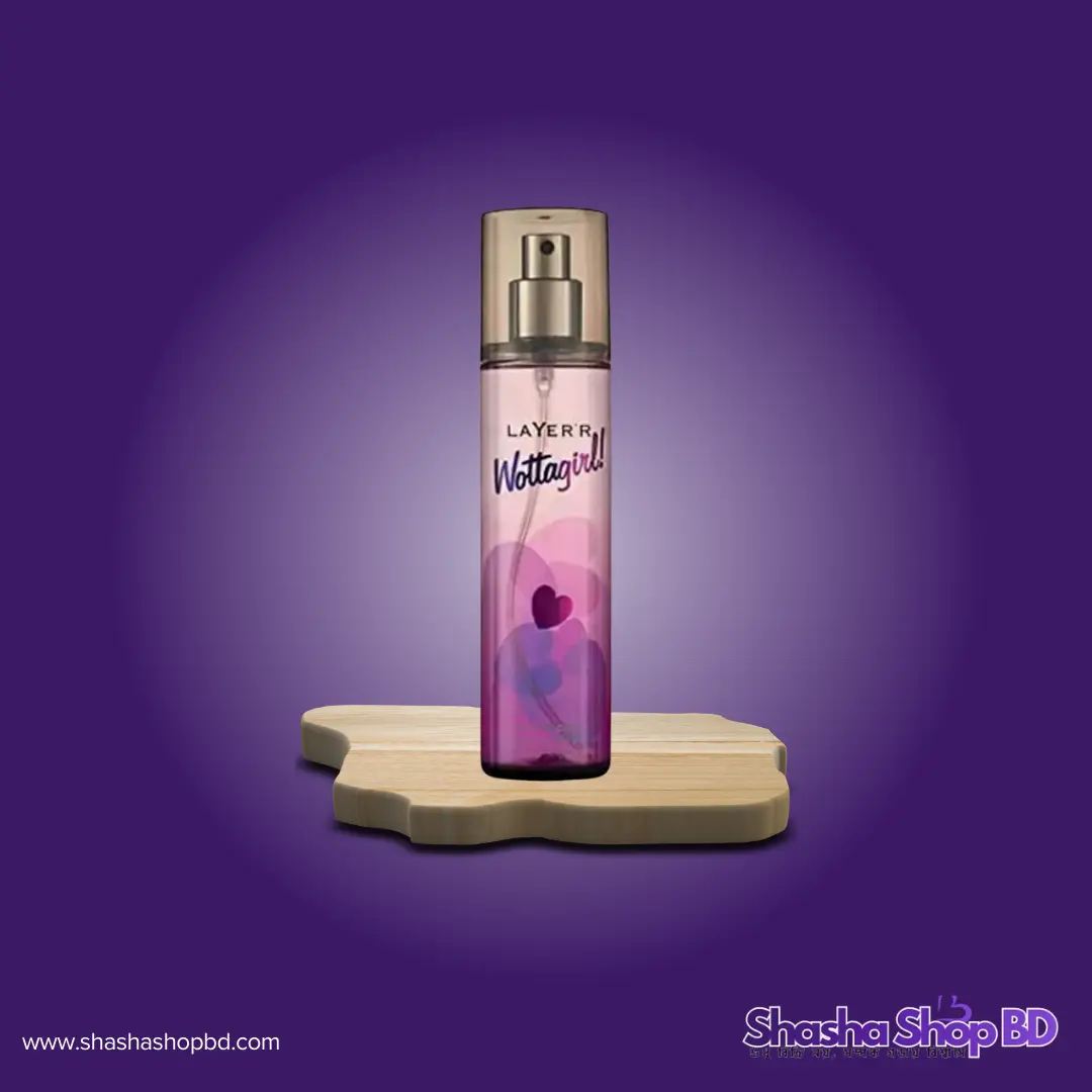 ❤️ Layer'r Wottagirl Secret Crush Body Splash - 135ml (A Sweet & Sensual Fragrance – গোপন এক মোহনীয় সুবাসে নিজেকে রাখুন সারাদিন সতেজ!)