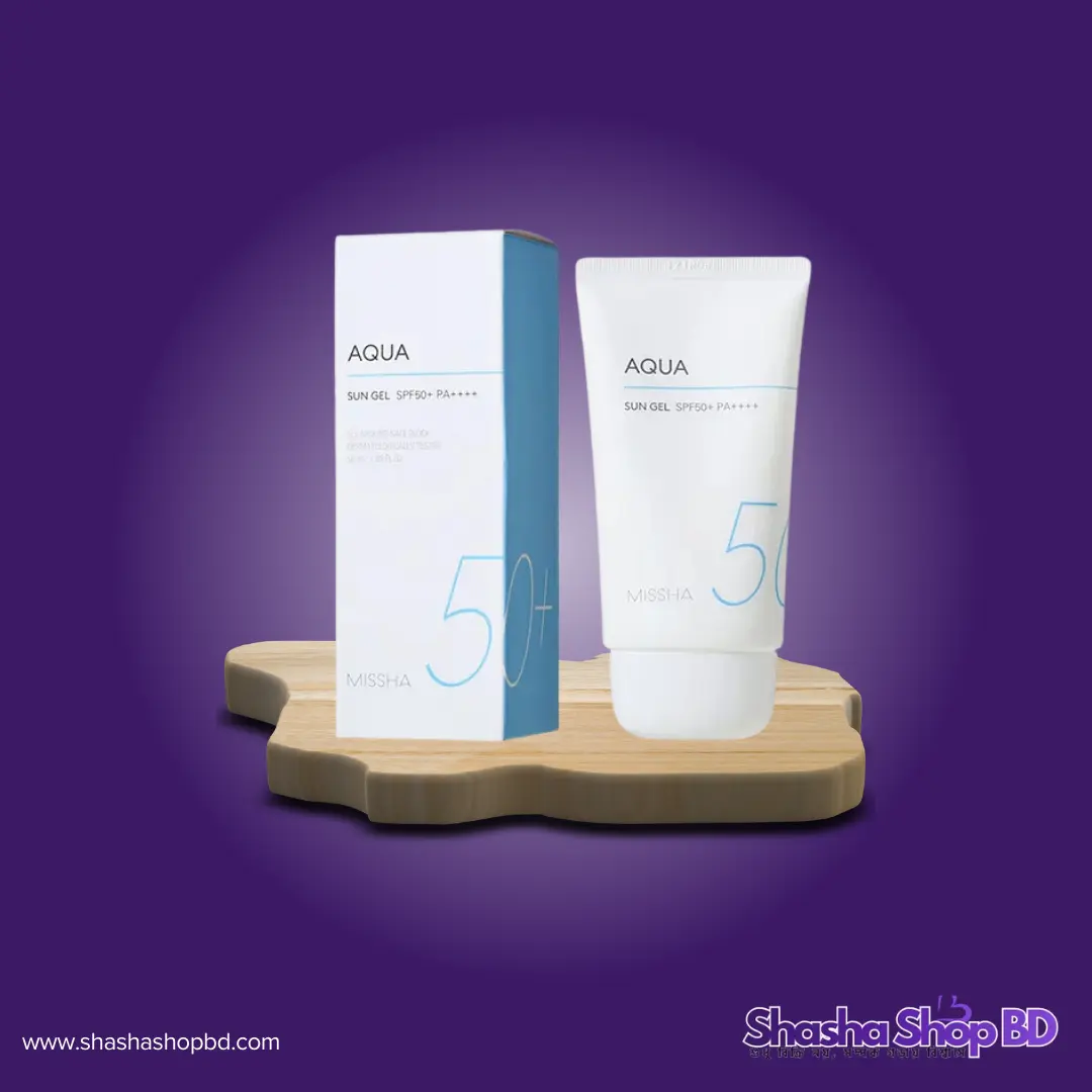 🌊 Missha All Around Safe Block Aqua Sun Gel - 50ml (SPF50+ PA++++ – পানির মতো হালকা এবং সতেজ অনুভূতির সেরা কোরিয়ান সান জেল!)