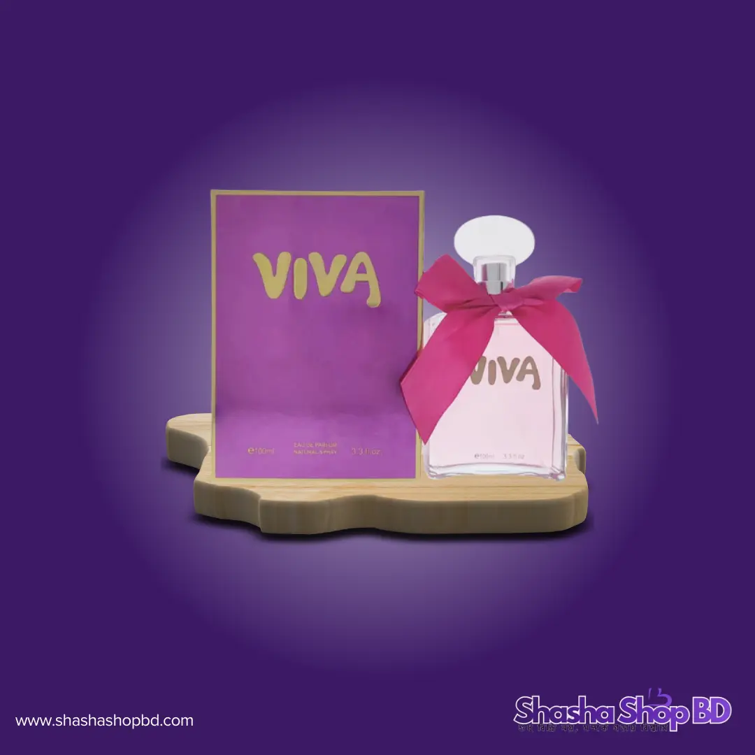 🎀 Royal Fragrance Viva RF 26007 EDP - 100 ml (The Celebration of Elegance – জেসমিন আর অ্যাম্বারের মায়াবী ছোঁয়ায় রাজকীয় সতেজতা!)