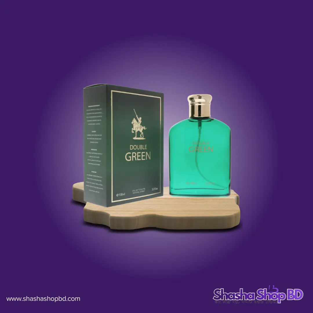 🐎 Royal Fragrance Double Green Men - 100 ml (Pure Freshness & Timeless Masculinity – আভিজাত্য এবং সতেজতার এক অনন্য সবুজ আভা!)