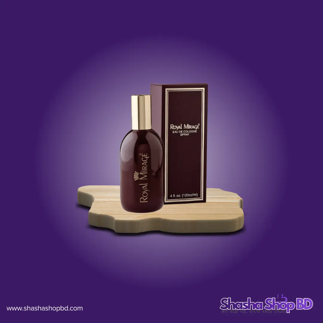 🏛️ Royal Mirage Eau De Cologne Perfume Spray - 120 ml (The Original Classic – প্রজন্মের পর প্রজন্ম ধরে আভিজাত্যের বিশ্বস্ত নাম!)