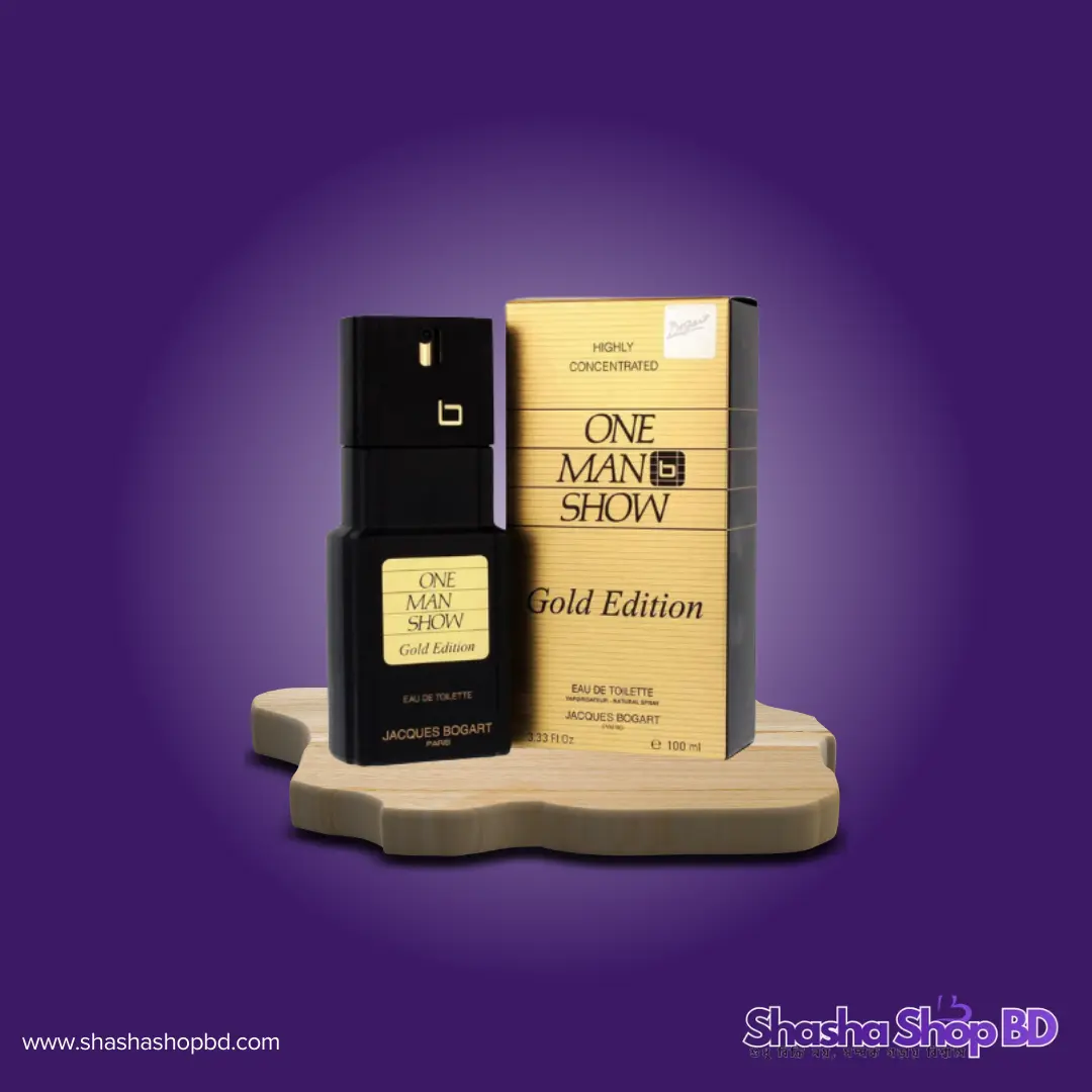 🏆 One Man Show Gold Edition Eau De Toilette - 100 ml (Bold, Intense & Sophisticated – আধুনিক পুরুষের আভিজাত্য এবং শক্তির এক অনন্য প্রকাশ!)