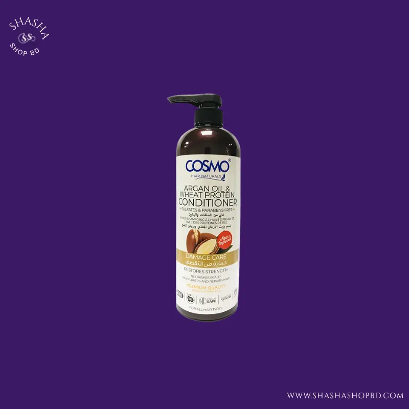 Cosmo Argan Oil & Wheat Protein Conditioner (1000ml) | Shasha Shop BD