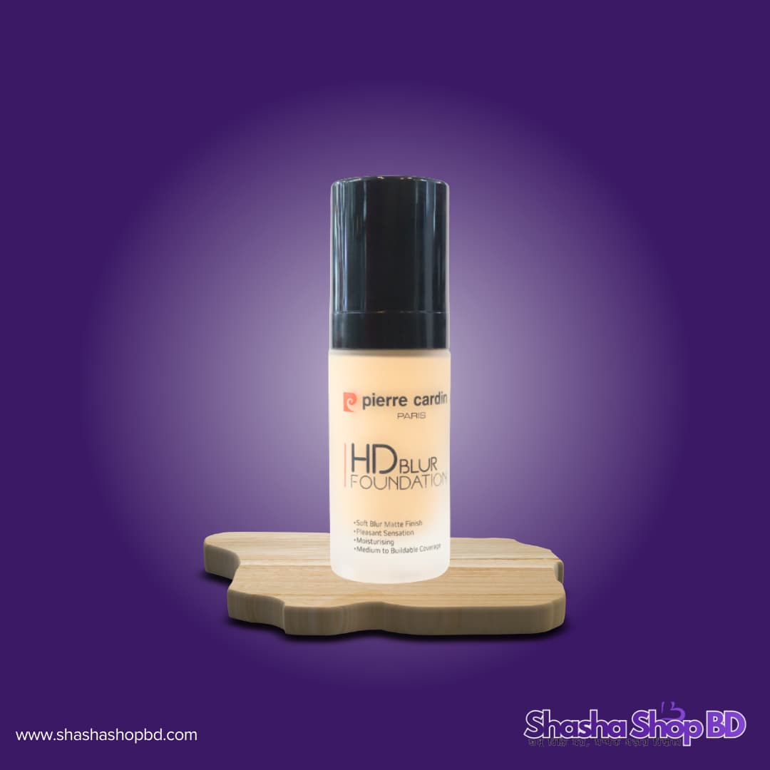 Pierre Cardin Paris HD Blur Foundation - 30ml (Shade: 803) (Soft Blur Matte Finish – নিখুঁত কভারেজ আর এইচডি লুকের জন্য সেরা চয়েস!)