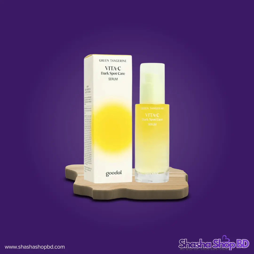 Goodal Green Tangerine Vita C Dark Spot Care Serum - 40ml (Fade Dark Spots & Reveal Radiant Skin – মাত্র ২ সপ্তাহে পান দাগহীন ও উজ্জ্বল ত্বক!)
