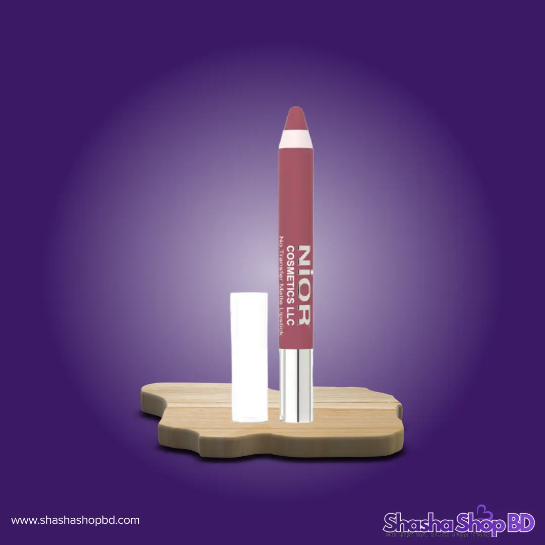 Nior No Transfer Matte Lipstick - Shade No: 02 (2.8g) (Smudge-Proof, Ultra-Matte & Daily Elegance – আপনার ঠোঁটে থাকুক সারাদিনব্যাপী স্নিগ্ধ রঙের স্পর্শ!)