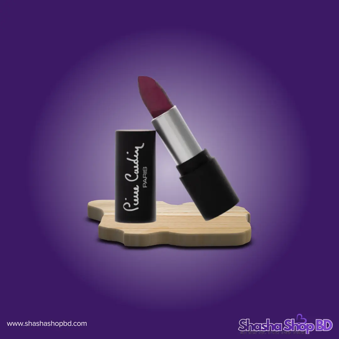Pierre Cardin Matte Chiffon Touch Lipstick - 190 Plummy Red (Velvety Matte & Bold Sophistication – আপনার ঠোঁটে ফুটিয়ে তুলুন আভিজাত্য ও সজীবতার এক অনন্য মেলবন্ধন!)