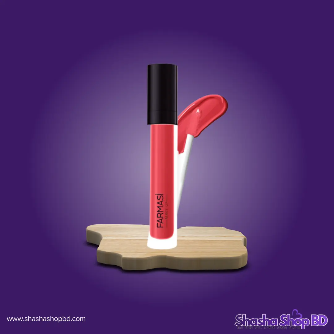 Farmasi Matte Liquid Lipstick - Shade 05 (4ml) (Romantic Rose Tone & Velvet Matte Finish – আপনার হাসিতে আনুন স্নিগ্ধতার ছোঁয়া!)