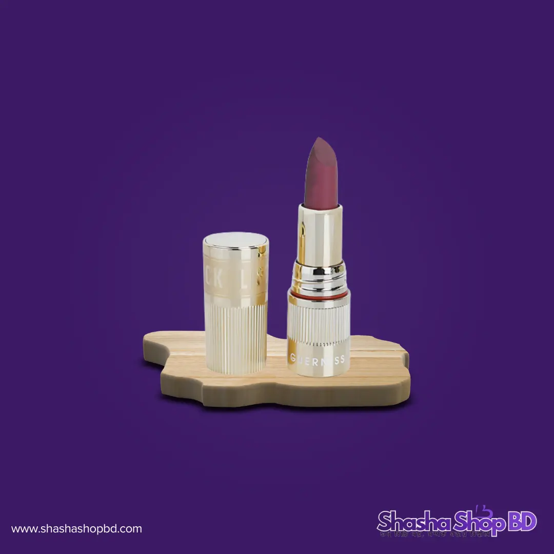 Guerniss Soft Burnt Matte Makeup Hold Lipstick - G104 (3g) (Luxurious Soft Matte & Long-Lasting Wear – আপনার ঠোঁটে আনুন স্নিগ্ধ আভিজাত্য!)