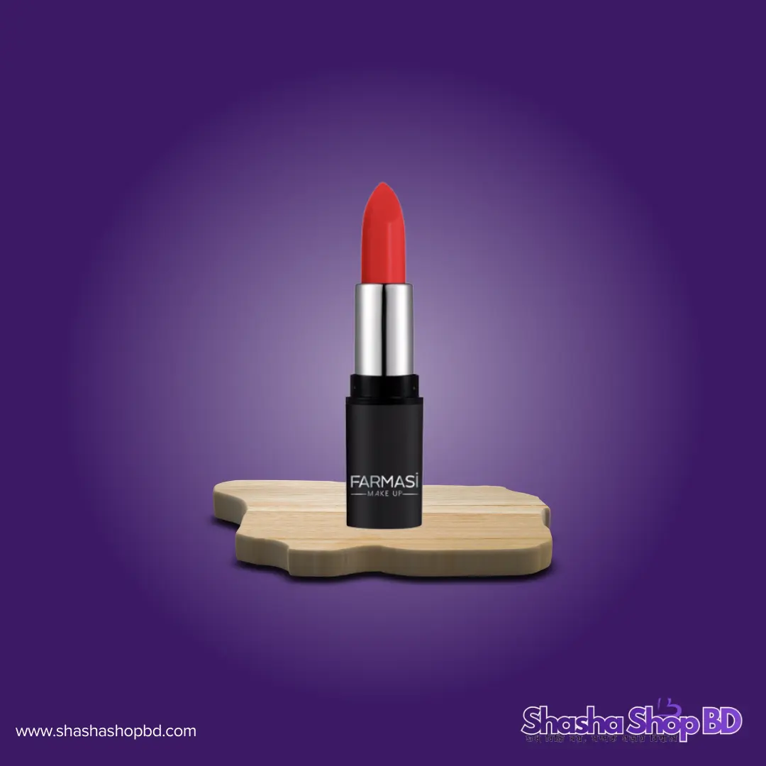 Farmasi Matte Lipstick - Shade 17 (4g) (Bold Color & Velvet Matte Finish – আপনার ঠোঁটে আনুন আধুনিক ও আকর্ষণীয় লুক!)