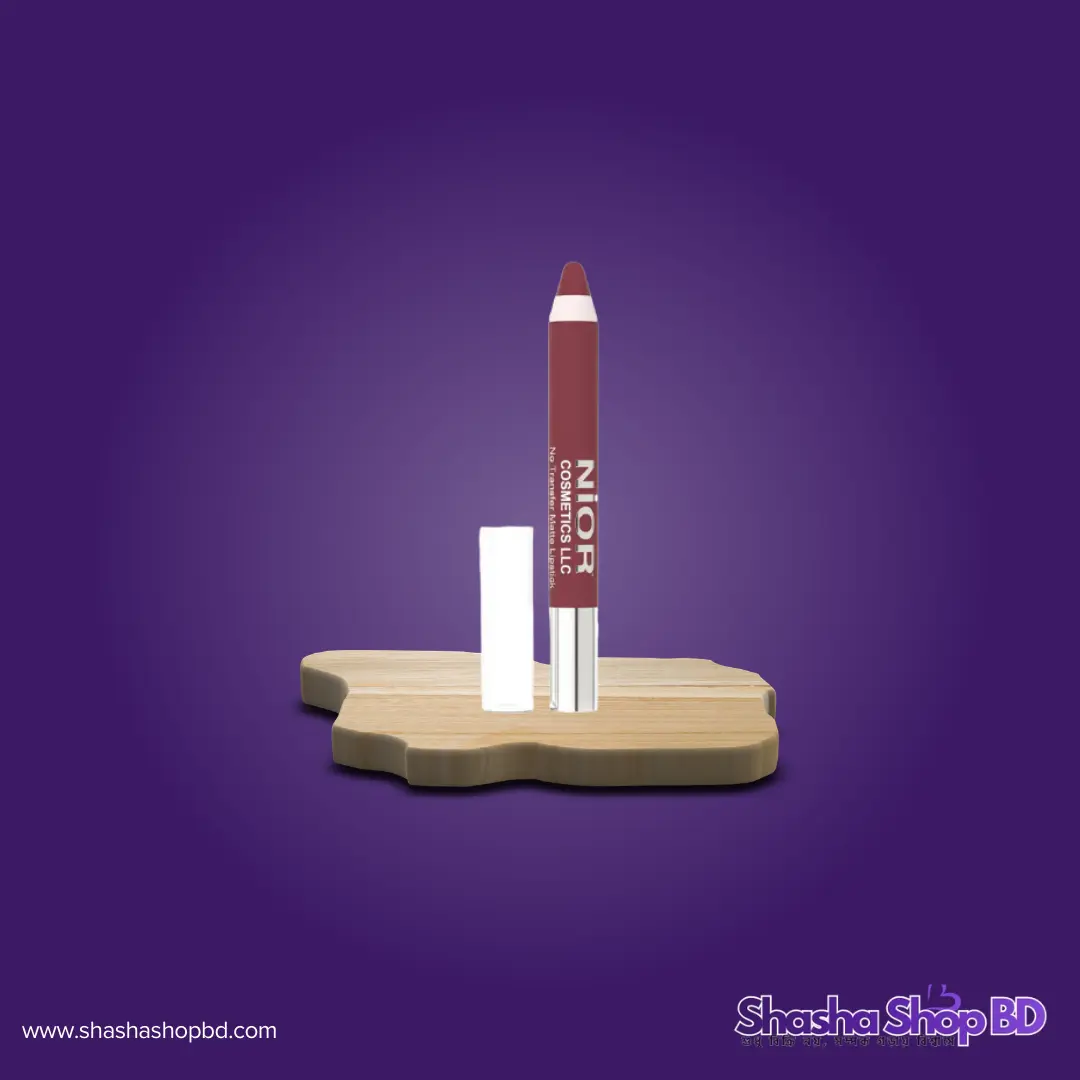 Nior No Transfer Matte Lipstick - Shade No: 18 (2.8g) (Smudge-Proof & Ultra-Matte – দীর্ঘস্থায়ী রঙ আর নিখুঁত ম্যাট ফিনিশের অপূর্ব সমন্বয়!)