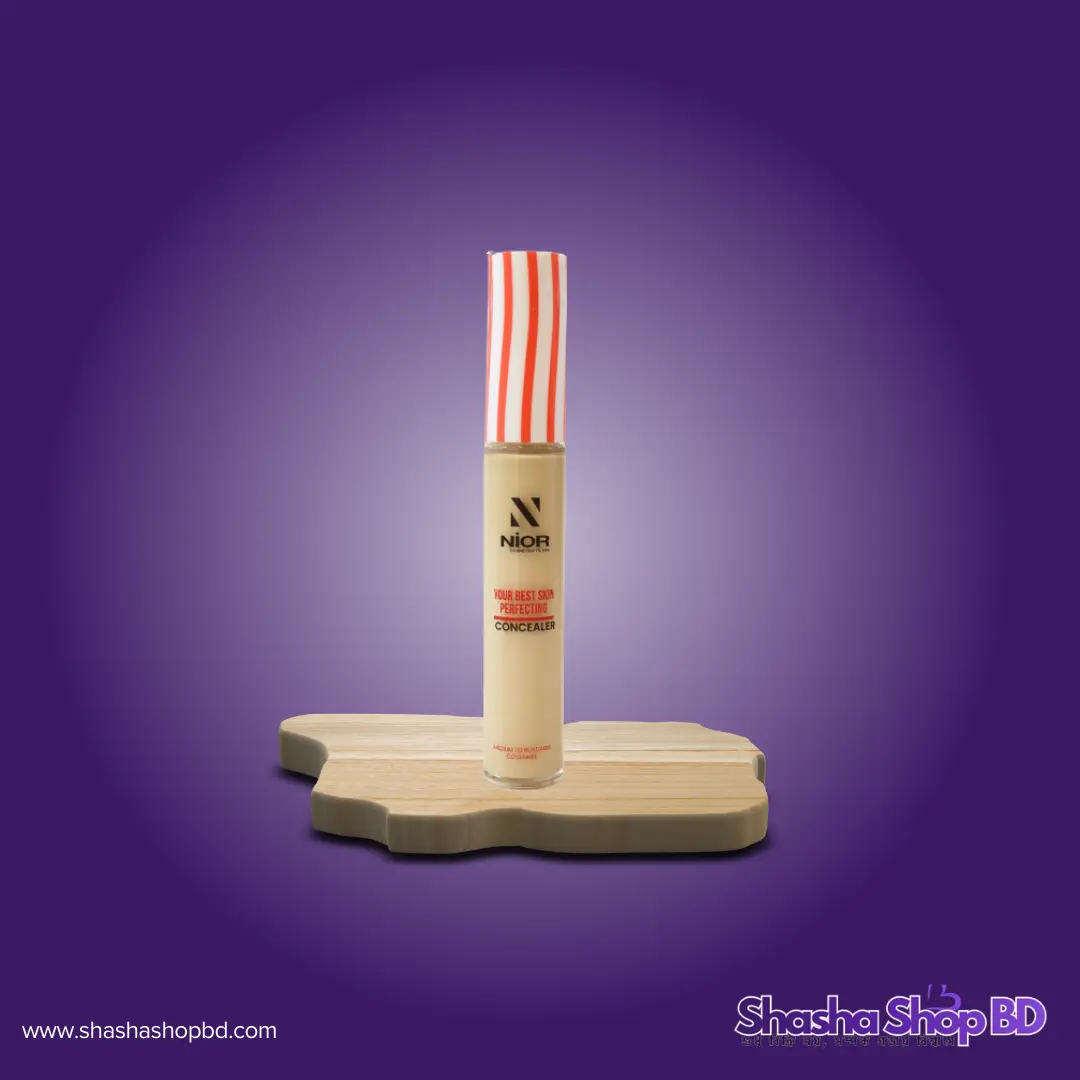Nior Your Best Skin Perfecting Concealer - Warm Vanilla (9.5g) (Flawless Coverage & Brightening Effect – মুহূর্তেই পান উজ্জ্বল ও নিখুঁত স্কিন!)