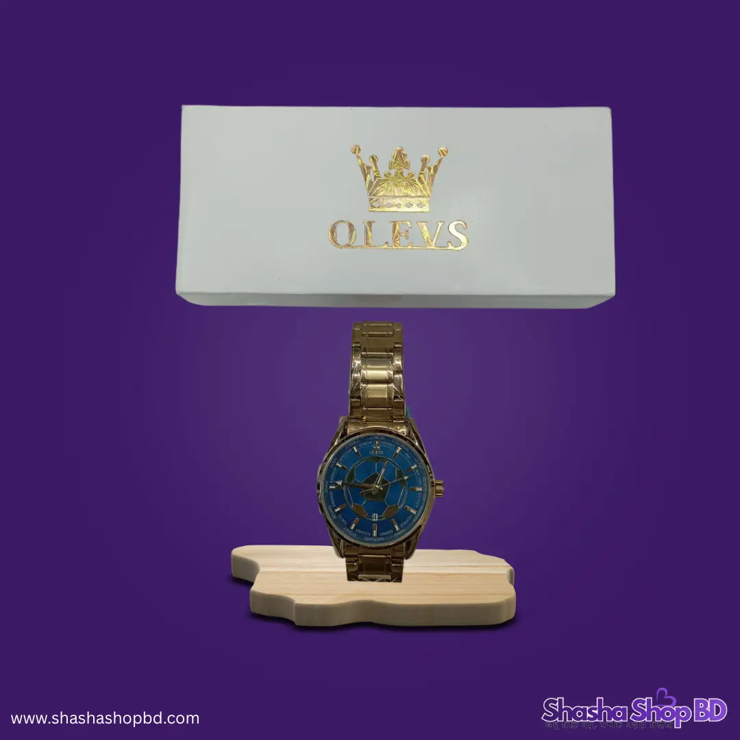 ⌚ OLEVS 9949 Football Dial Men’s Business Sport Watch (Score Your Style Goals – ফুটবল প্রেমীদের জন্য আভিজাত্য আর স্পোর্টি লুকের এক অনন্য মেলবন্ধন!)