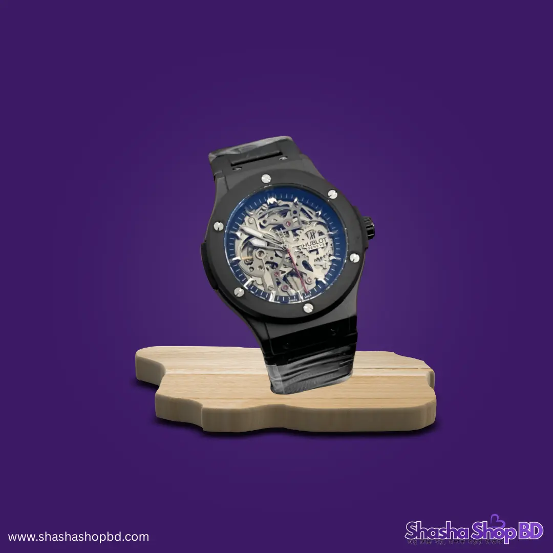 Premium Stainless Steel Strap Wrist Watch for Men - পুরুষদের আভিজাত্যপূর্ণ চেইন ঘড়ি