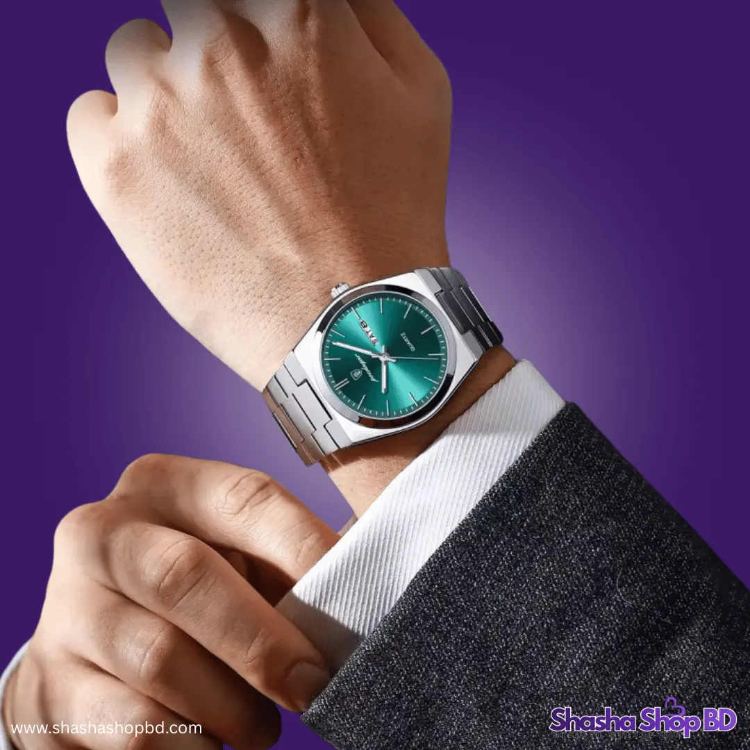 POEDAGAR 930 Men's New Luxury Watch - স্টেইনলেস স্টিল এবং লুমিনাস ডিসপ্লে