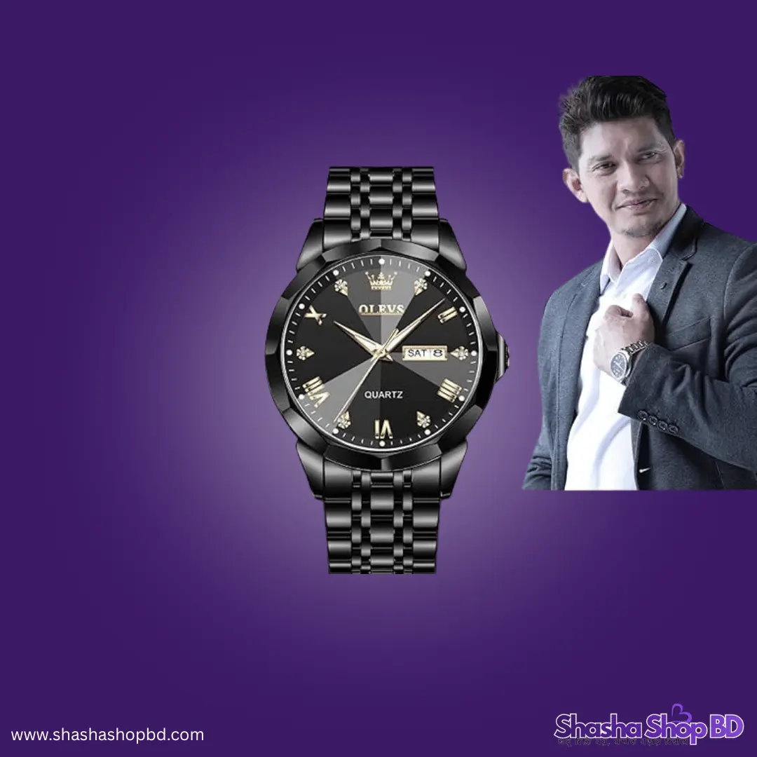 OLEVS 9931G Exclusive Men's Watch - প্রিমিয়াম বাটারফ্লাই লক এবং রাজকীয় ডিজাইন